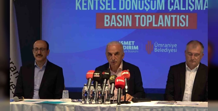 Yıldırım Açıkladı: Ümraniye'de Kentsel Dönüşüm Tam Gaz Devam Ediyor