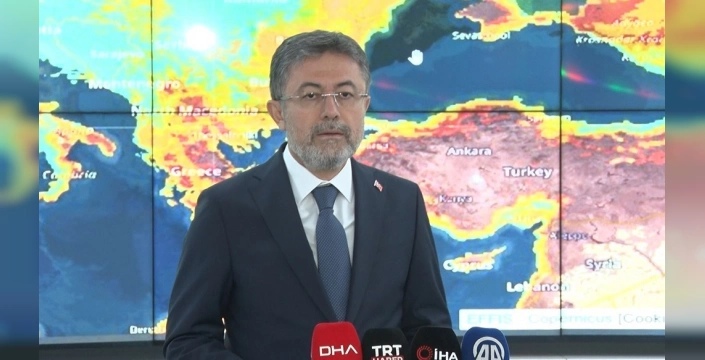 Yumaklı Açıkladı: Ülke genelindeki tüm yangınlar kontrol altında