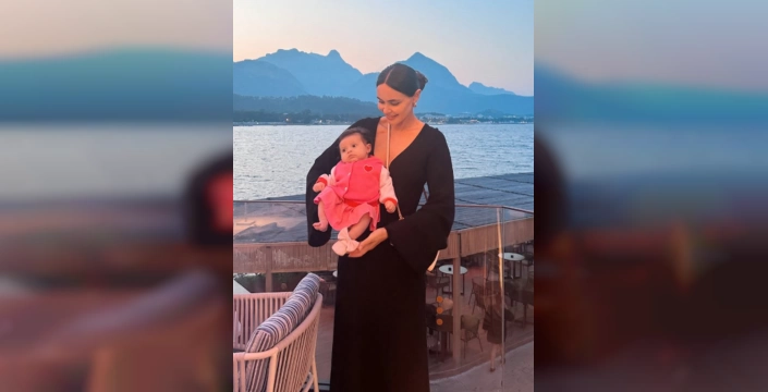 Zeynep Sever Demirel'in üçüncü çocuğu Yasmin: 'Benim sabahların güzelliği'