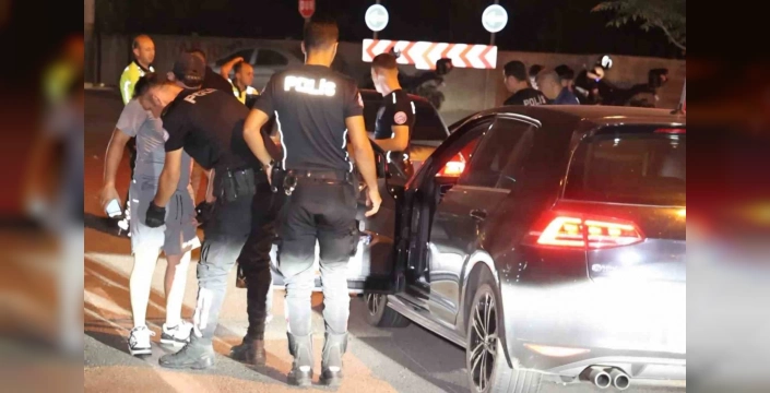 Aksaray'da geniş çaplı asayiş uygulaması: 124 polis, 8 noktada denetim