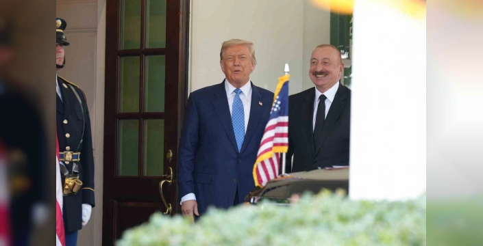 Aliyev, Beyaz Saray'da: Trump ve Paşinyan ile üçlü görüşme