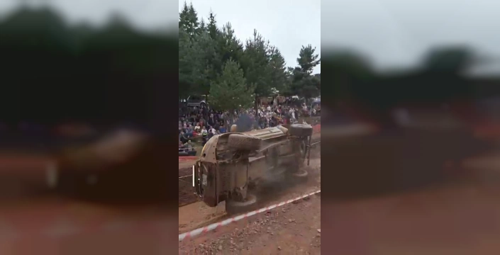 Artvin'de heyecan dolu Off-Road yarışı: Erzurum Macera Offroad takımı kazadan yara almadan kurtuldu