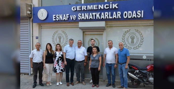Aydın'da esnaf ziyaretleri: Künkcü, Germencik'te gönüller fethetti