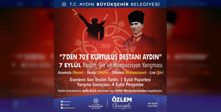 Aydın'da Kurtuluş Destanı yarışması