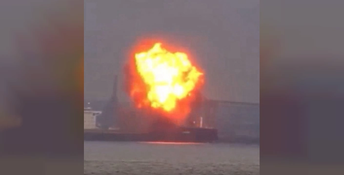 Baltimore açıklarında kargo gemisinde patlama: Yangın çıktı, yaralanan yok
