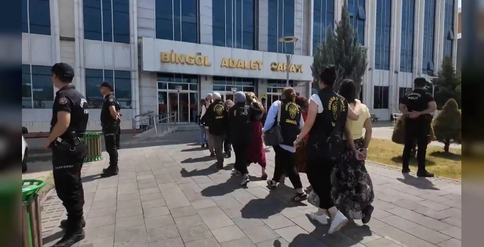 Bingöl'de hırsızlık olayı: 10 şüpheli gözaltında