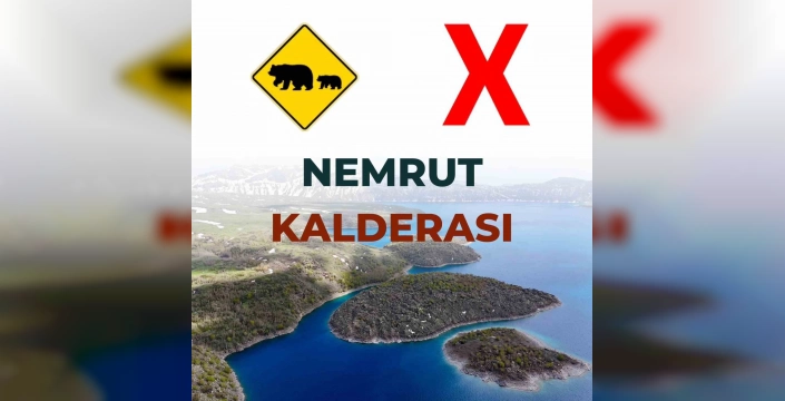 Bitlis'te Nemrut Krater Gölü ve Kalderası 1-15 Eylül'de ziyarete kapatıldı