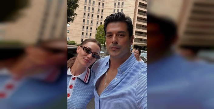 Burak Özçivit'in Kazakistan'daki kurdele kesme töreni olay oldu