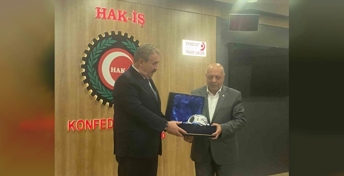 Destici, Arslan’ı ziyaret etti: Kamu işçisi zammı ve sosyal adalet masaya yatırıldı