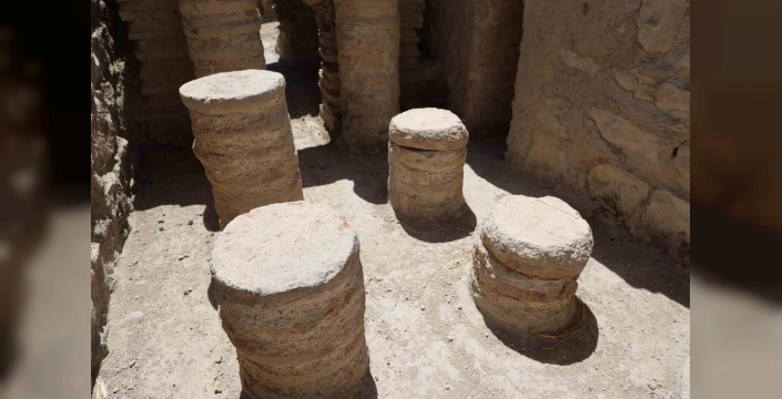Elazığ'da 1700 yıllık Roma hamamı keşfedildi