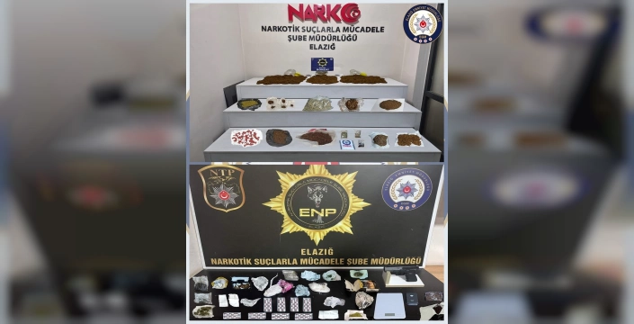 Elazığ'da büyük uyuşturucu operasyonu: 5 tutuklama, 156 kişiye işlem