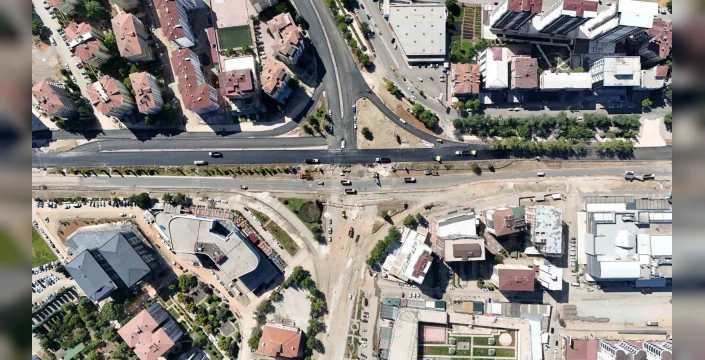 Elazığ'da Hazardağlı Kavşağı düzenlemesi sürüyor