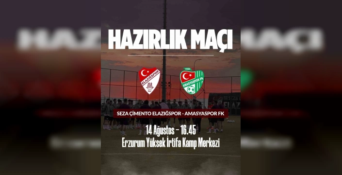 Elazığspor'un yeni hazırlık maçı rakibi belli oldu