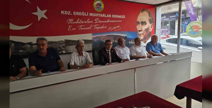 Ereğli Muhtarları'ndan Başarı Raporu: TBMM'de önemli adımlar atıldı
