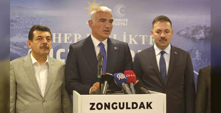 Ersoy, Zonguldak'ta: Şehirler arası turizm rekabeti başladı