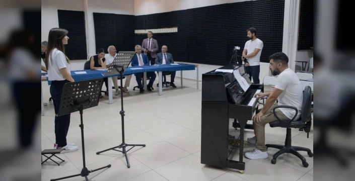 Erzincan Binali Yıldırım Üniversitesi'nde müzik yetenek sınavları tamamlandı