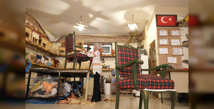 Erzincan'da kadın girişimci Sare Kaya İrgali: 15 yıldır tek başına ahşap üretimi yapıyorum