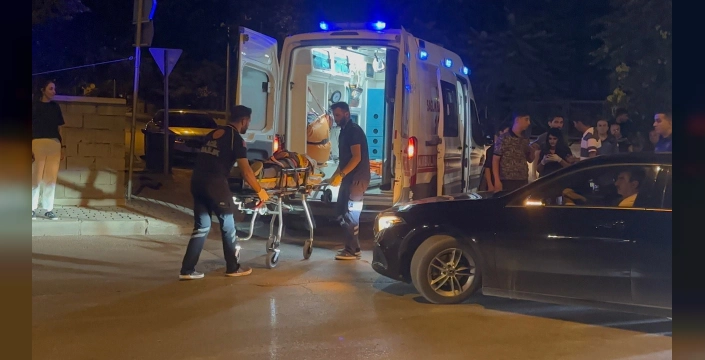 Erzincan'da trafik kazası: Genç motosiklet sürücüsü yaralandı