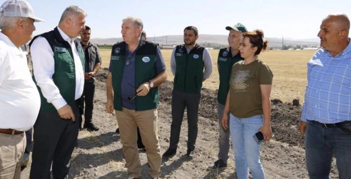 Erzurum'da Devlet Su İşleri incelemesi: Sakalıkesik Ortabahçe projesi incelendi