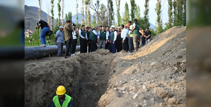 Erzurum Oltu'da Sivridere Göleti Sulaması Projesi'nde yeni aşama