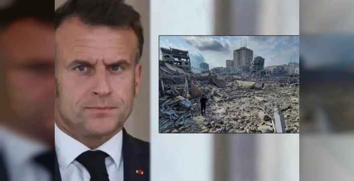 Fransa Cumhurbaşkanı: İsrail'in Gazze planı, eşi benzeri görülmemiş bir felaket