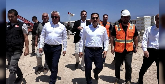 Hatay'da afet konutları inşaatı hızla sürüyor