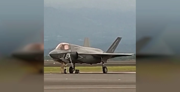 Hindistan'da F-35B tipi savaş uçağı acil iniş yaptı