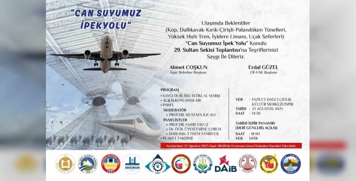 İspir'de Sultan Sekisi Toplantısı: Ulaşım sorunları gündeme taşınıyor