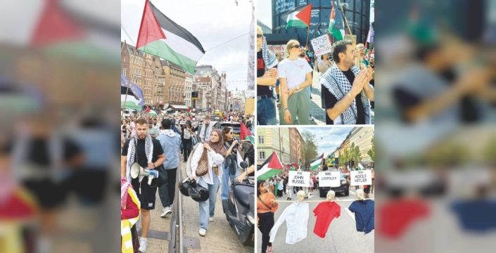 İsrail'in Gazze Planlarına Karşı Dünya Geniş Protestolar