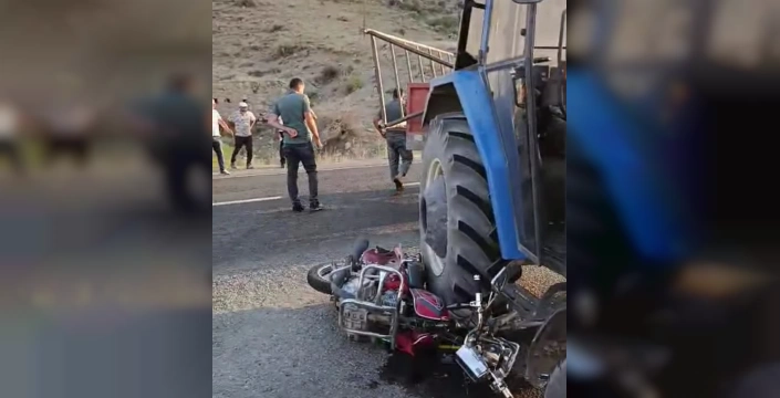 Kağızman'da feci kaza: Motosiklet sürücüsü hayatını kaybetti