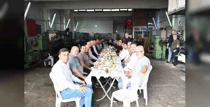 Karacabey Belediye Başkanı Karabatı, sanayi esnafıyla buluştu