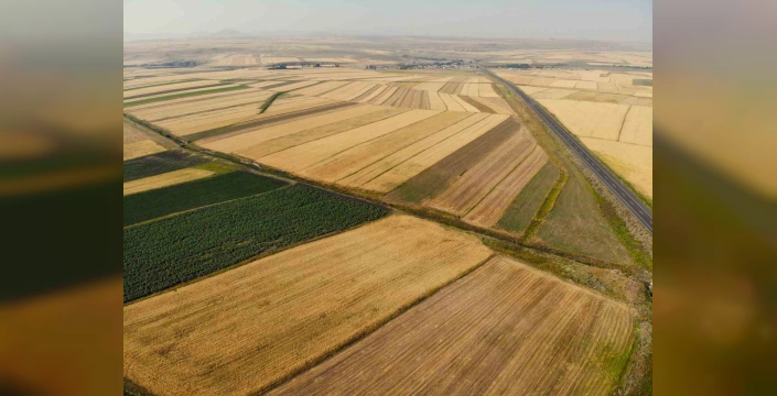 Kars’ta rengarenk tarlalar: Dron ile çekilen görüntüler büyülüyor