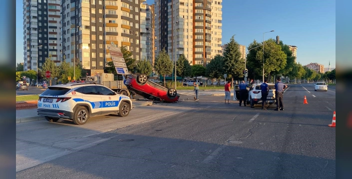 Kayseri'de korkunç kaza: 2 yaralı