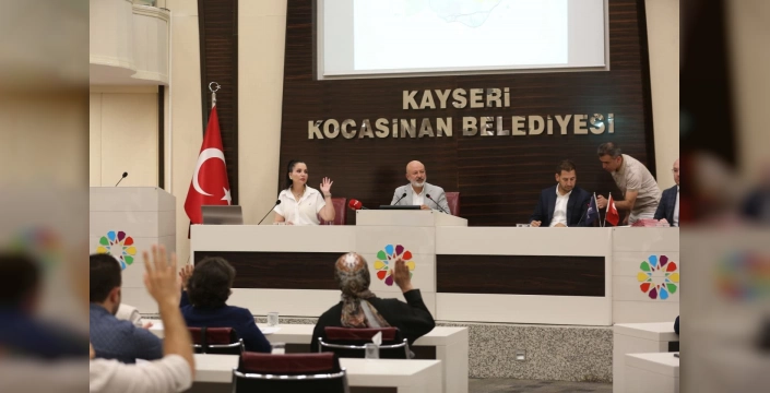 Kocasinan Belediyesi'nde Ağustos ayı meclis toplantısı