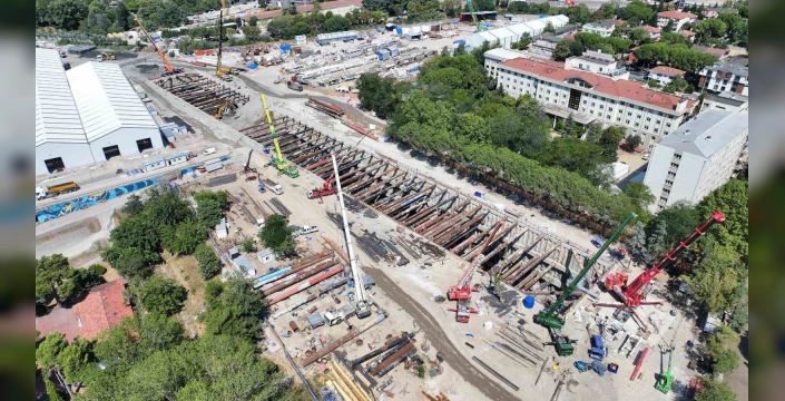 Körfezray Metrosu'nda önemli aşama: TBM'ler Seka Devlet Hastanesi İstasyonu'nda