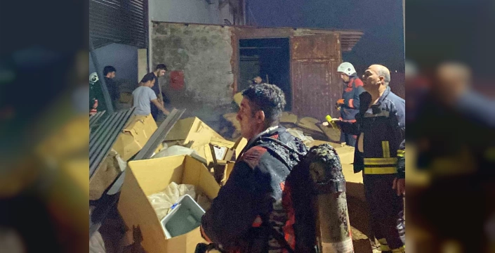 Malatya'da fabrika yangını