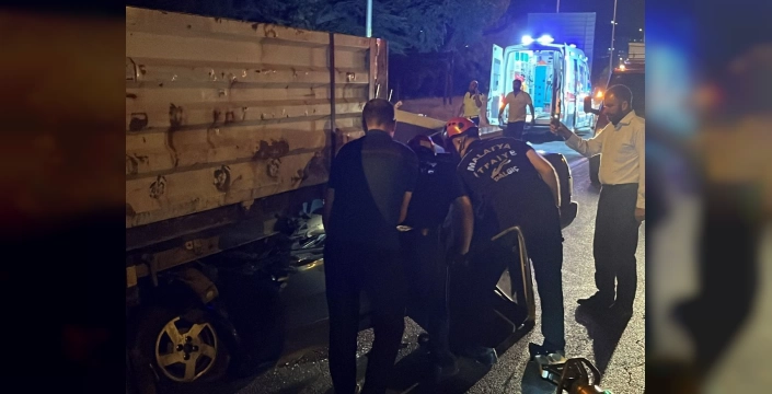 Malatya'da trafik kazası: 1 yaralı