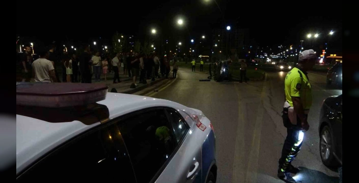 Malatya'da trafik kazası: Genç sürücü yaralandı
