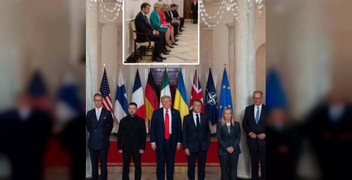 Sahte fotoğraf skandalı: Avrupalı liderler Trump'ı beklerken