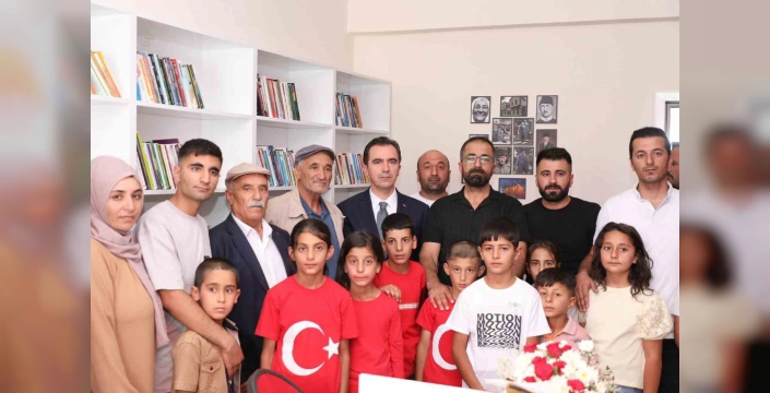 Şehit Mahsun Yeşildemir'in ismi köy kütüphanesinde yaşatılacak