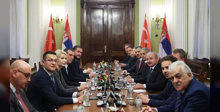 Şentop, Belgrad'da temaslarını sürdürüyor: Balkanlar'da huzur ve istikrar vurgusu