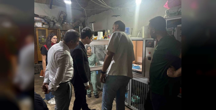 Susuz Kaymakamı Tutal, Hayvan Barınağı'nı ziyaret etti