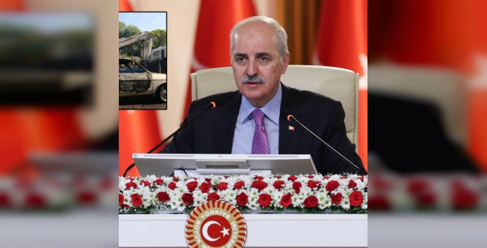 TBMM Başkanı Kurtulmuş açıkladı: Meclis önünde yakılan beyaz Toros'la ilgili detaylar