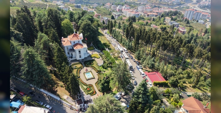 Trabzon'da Atatürk Köşkü'ne yoğun ilgi