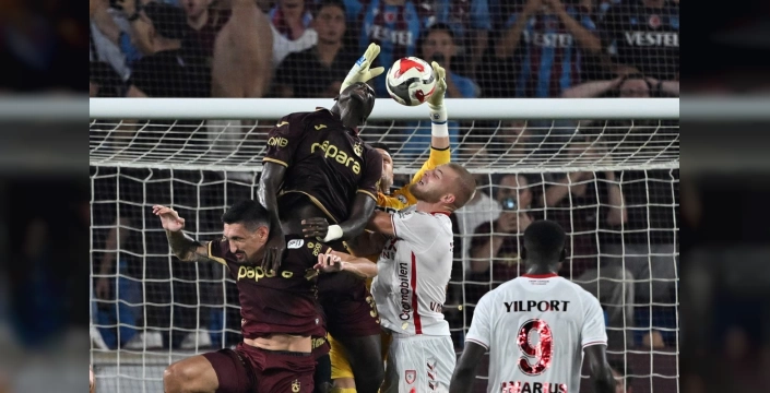Trabzonspor-Samsunspor maçı 1-1 berabere bitti