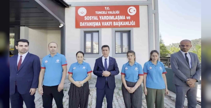 Tunceli’de Vefa Ekipleri 80 haneye temizlik hizmeti veriyor