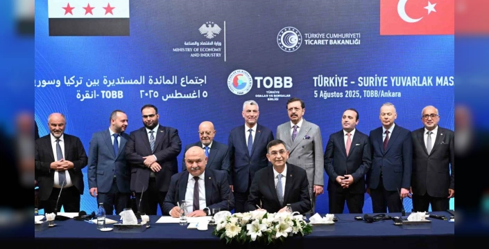 Türkiye-Suriye iş birliği: Gaziantep ve Halep sanayi odaları protokol imzaladı
