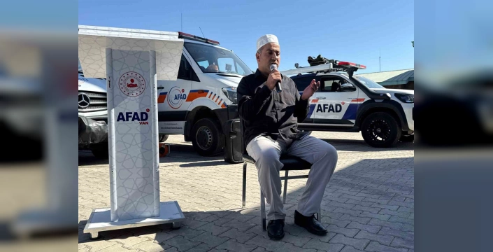 Van'da 17 Ağustos Marmara Depremi Anıldı