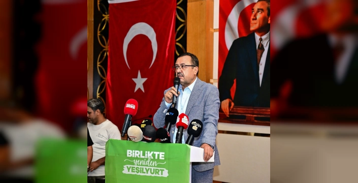 Yeşilyurt'ta hizmetler anlatıldı: 500 milyon TL'lik yatırım detayları paylaşıldı