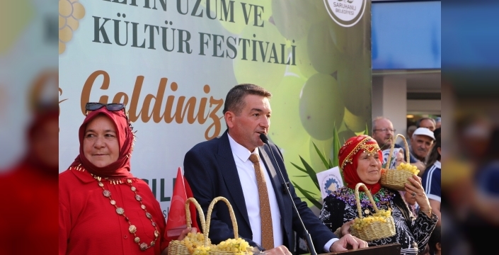 18. Altın Üzüm ve Kültür Festivali Saruhanlı'da başladı